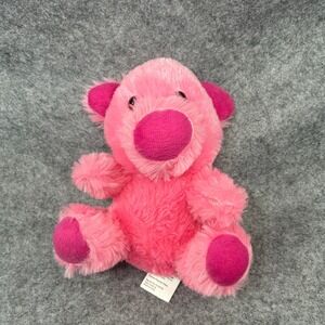 BMI Unisex Teddy Bear Plush 8in Pink Soft Fuzzy Stuffed Animal
